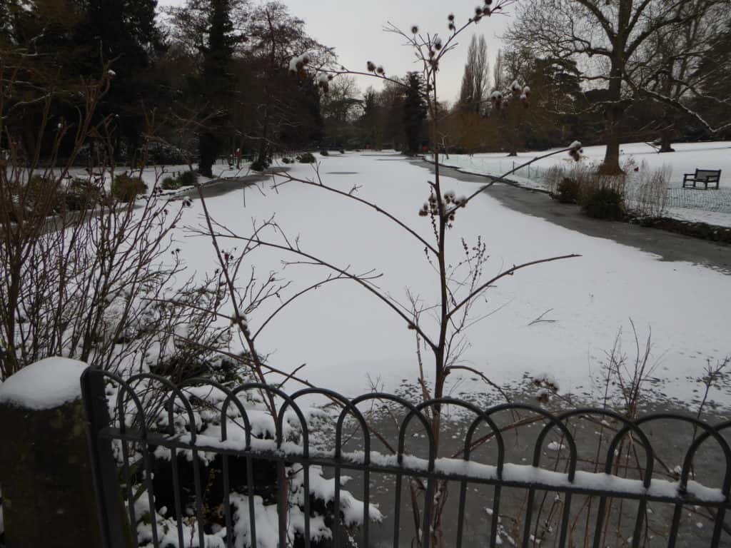 Chiswick House in the Snow
